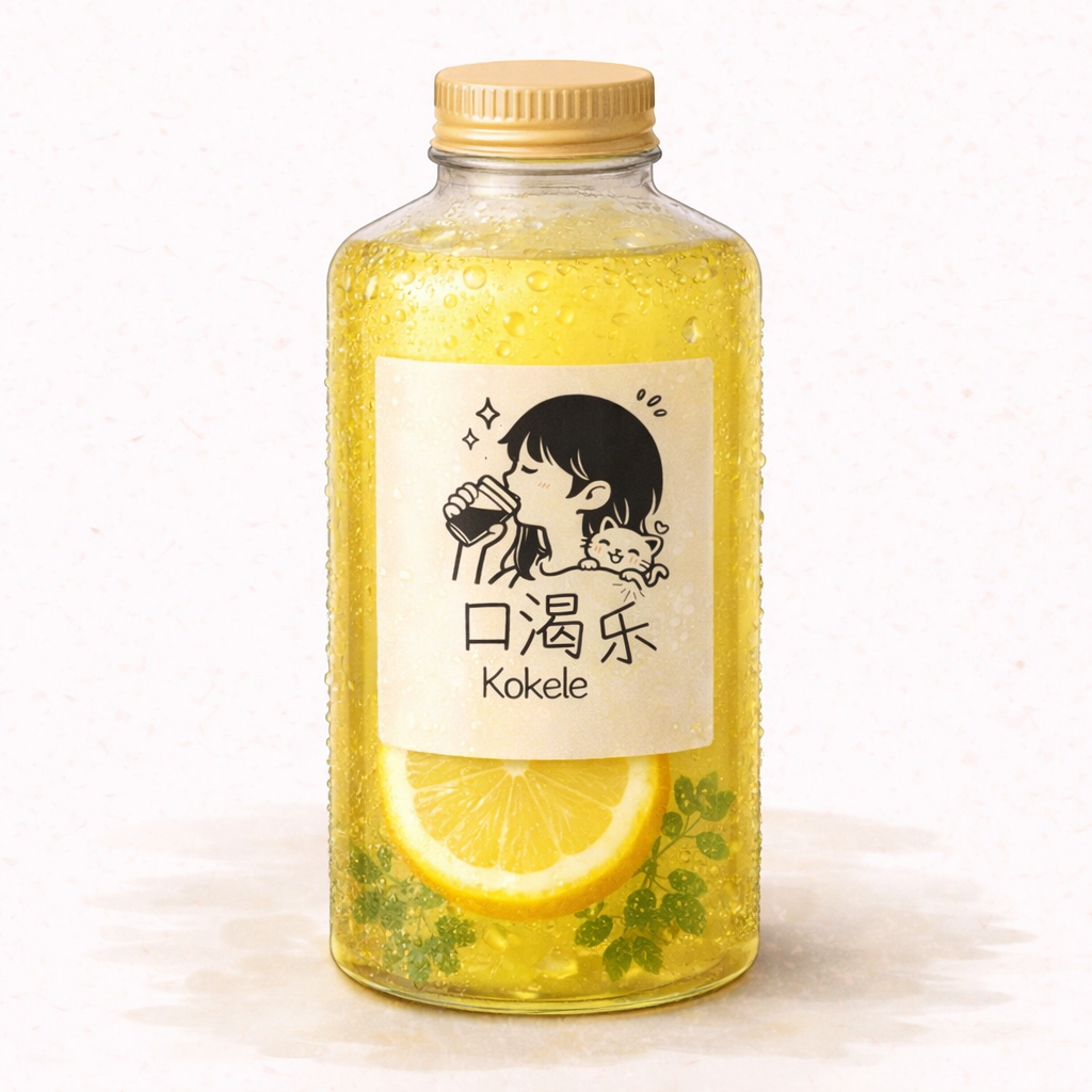柠檬香菜发大财 Big Win Iced Coriander Lemon Green Tea